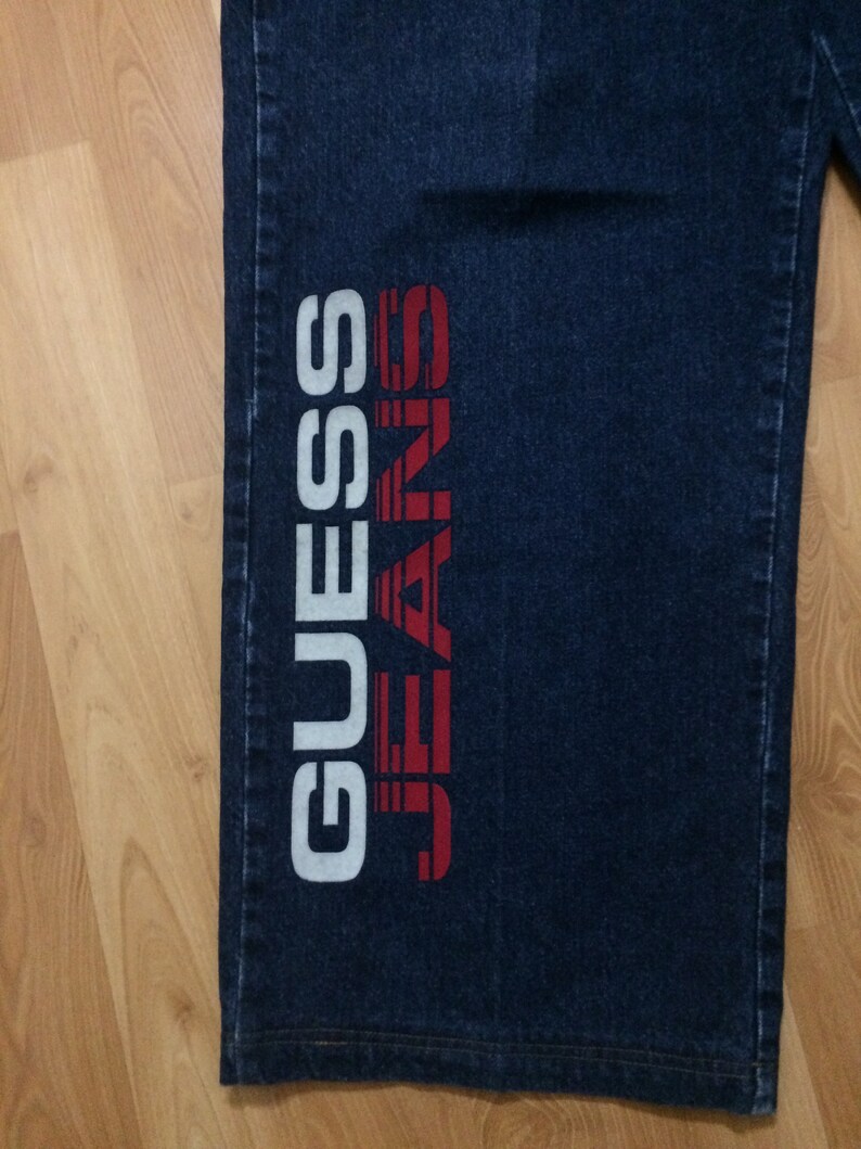 Men's vintage Guess Jeans size 40 waist x 30 inseam blue Etsy