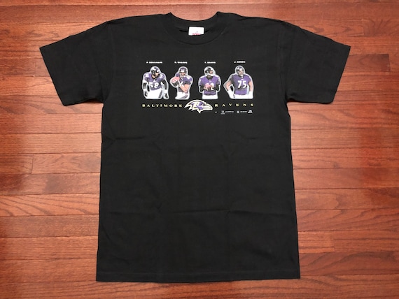 NEW Large 2000 Baltimore Ravens men's T shirt bla… - image 1