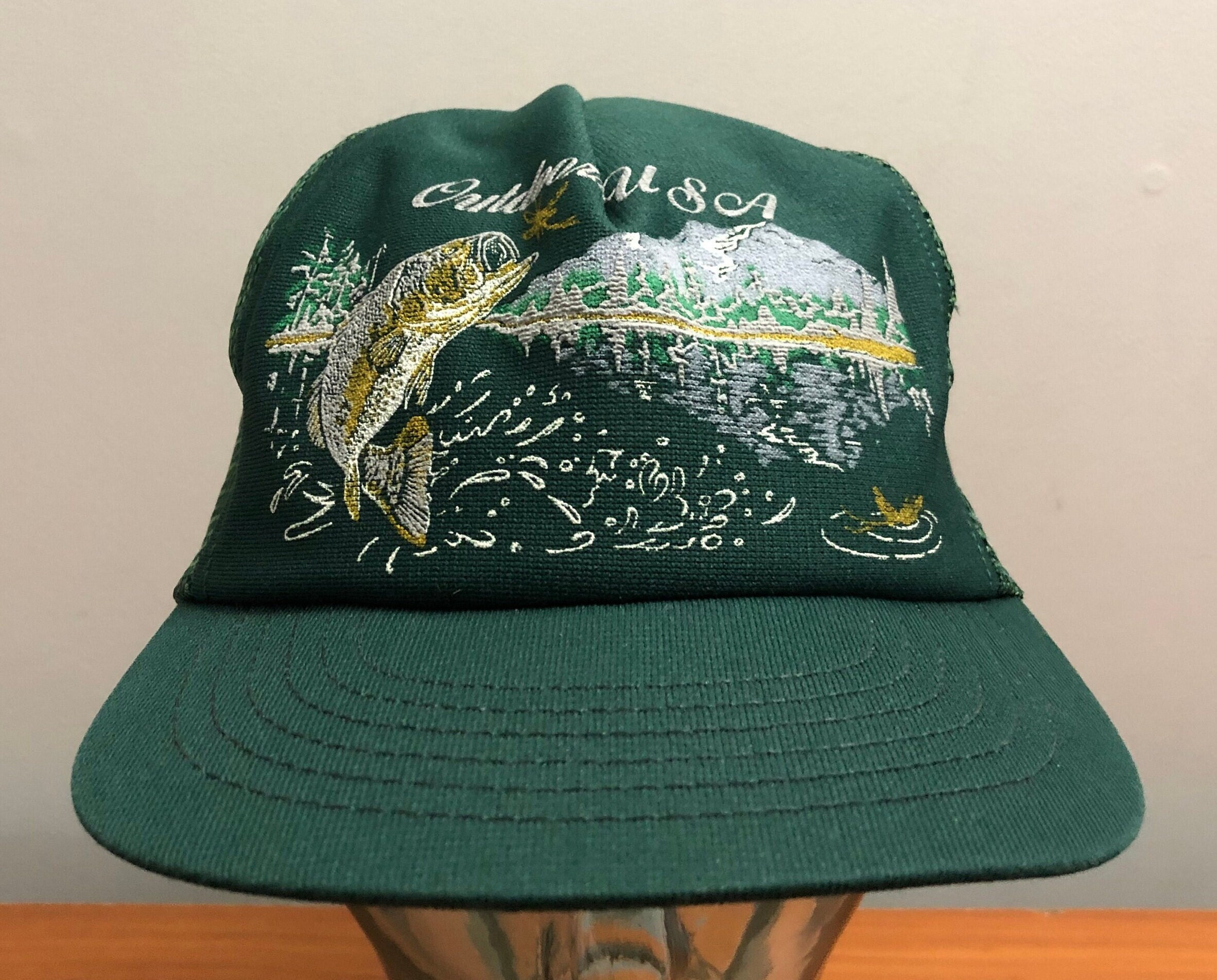 Fishing Vintage Cap Etsy