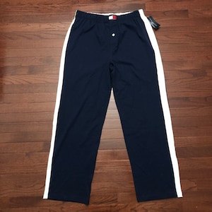 NEW XL 2002 Tommy Hilfiger Sleepwear pajama pants men&#39;s vintage early 2000&#39;s blue white lounge