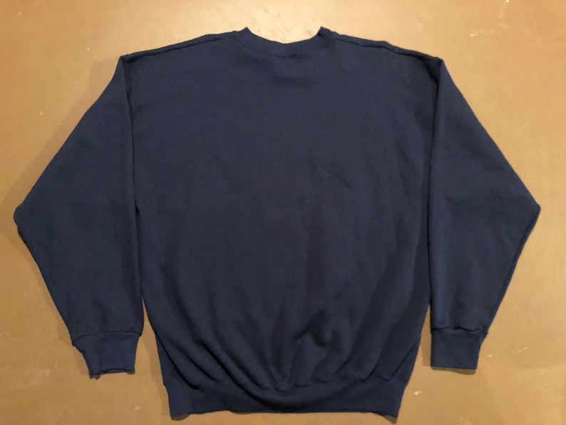 XL 90/'s West Virginia University men/'s sweatshirt vintage crewneck blue gold white 1990/'s Tultex Mountaineers