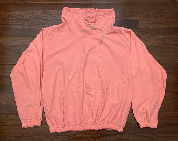 Pink pullover shop windbreaker