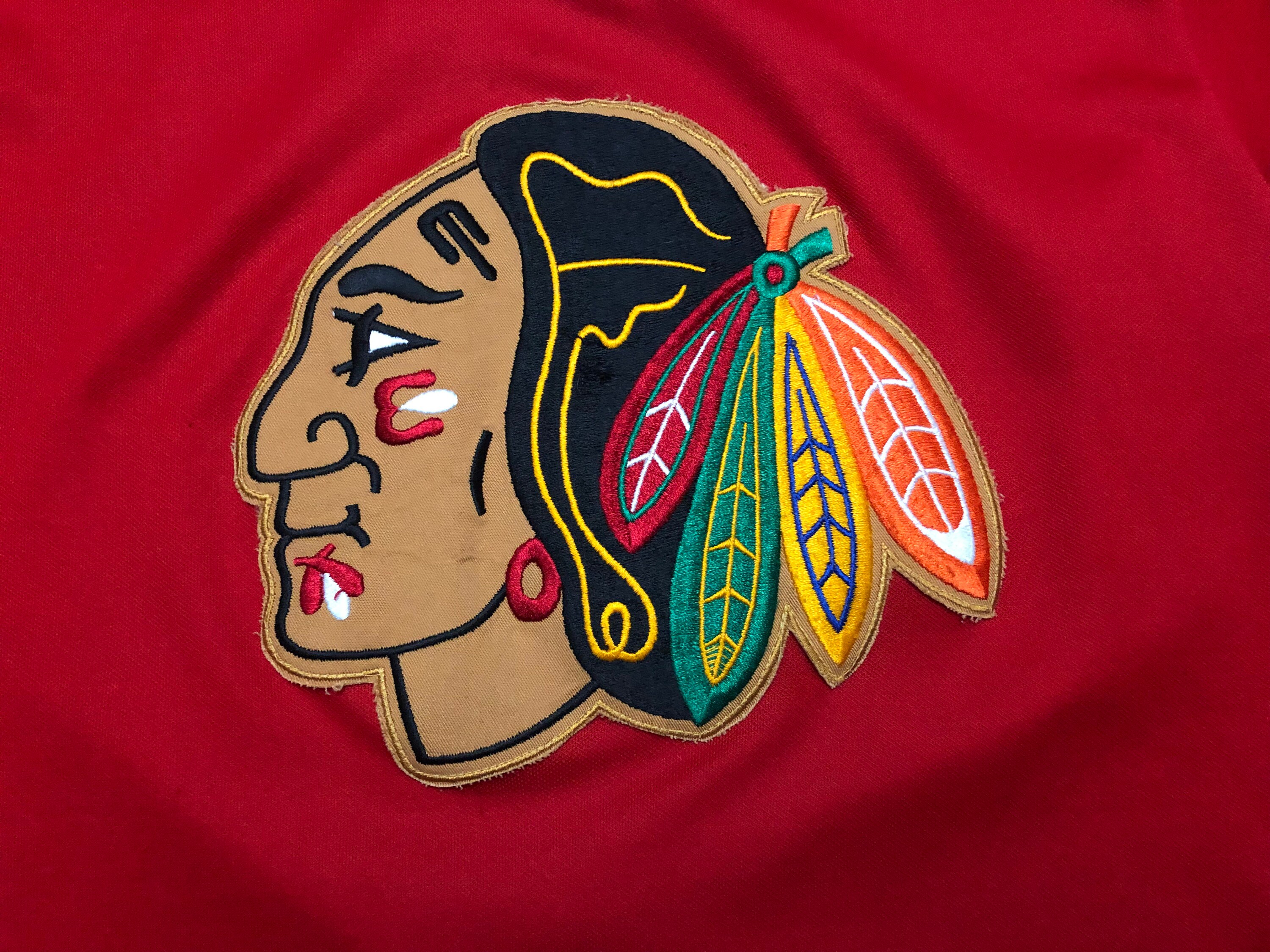 Small 80's Chicago Blackhawks Men's Vintage Hockey 