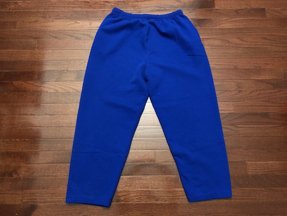 XL 90's Jerzees Pocket Sweatpants Men's Blue Premium Fit Vintage