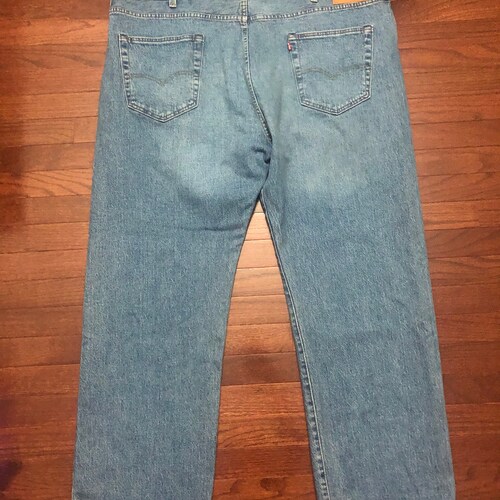 48 x 32 vintage Levi's 501 Jeans Big shops E men's button fly blue denim pants