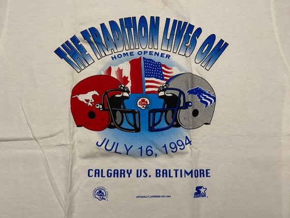 NEW Large 1994 CFL Calgary Stampeders at Baltimor… - image 2