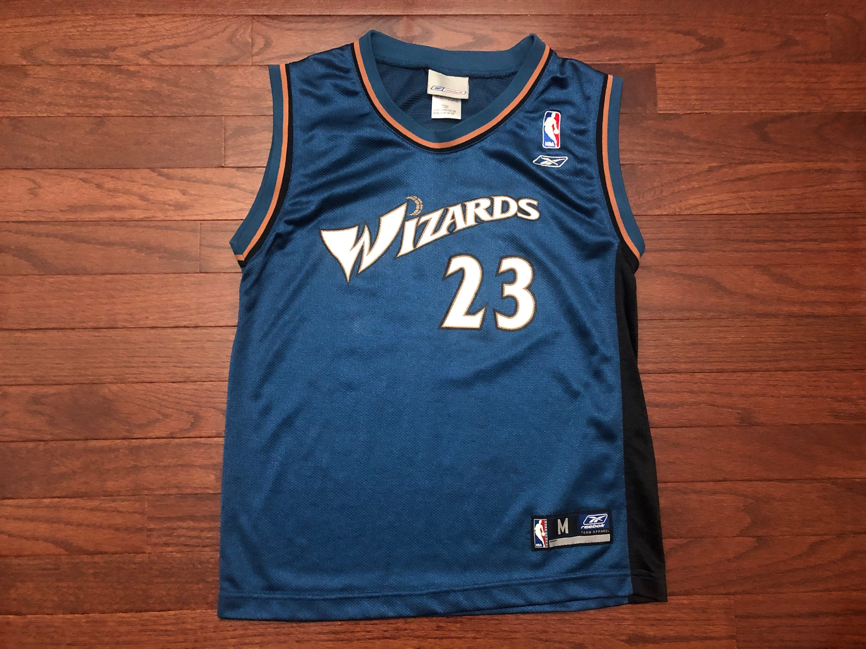 Vintage #23 MICHAEL JORDAN Washington Wizards NBA Nike Jersey YL