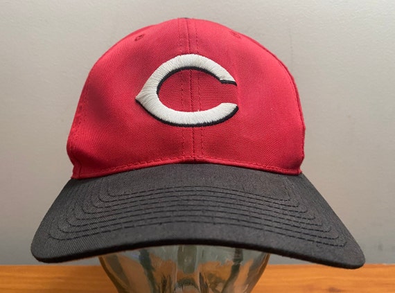 90's Cincinnati Reds Snapback Baseball Cap Hat Genuine MLB 