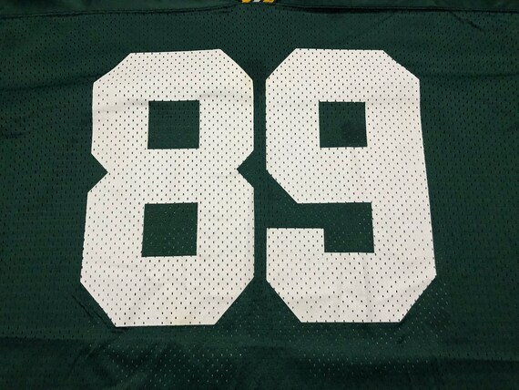 Maillot De Foot Vintage Sportsphere – Années 90 – Vert, MSI #21 – Fabriqué Au Canada – XL