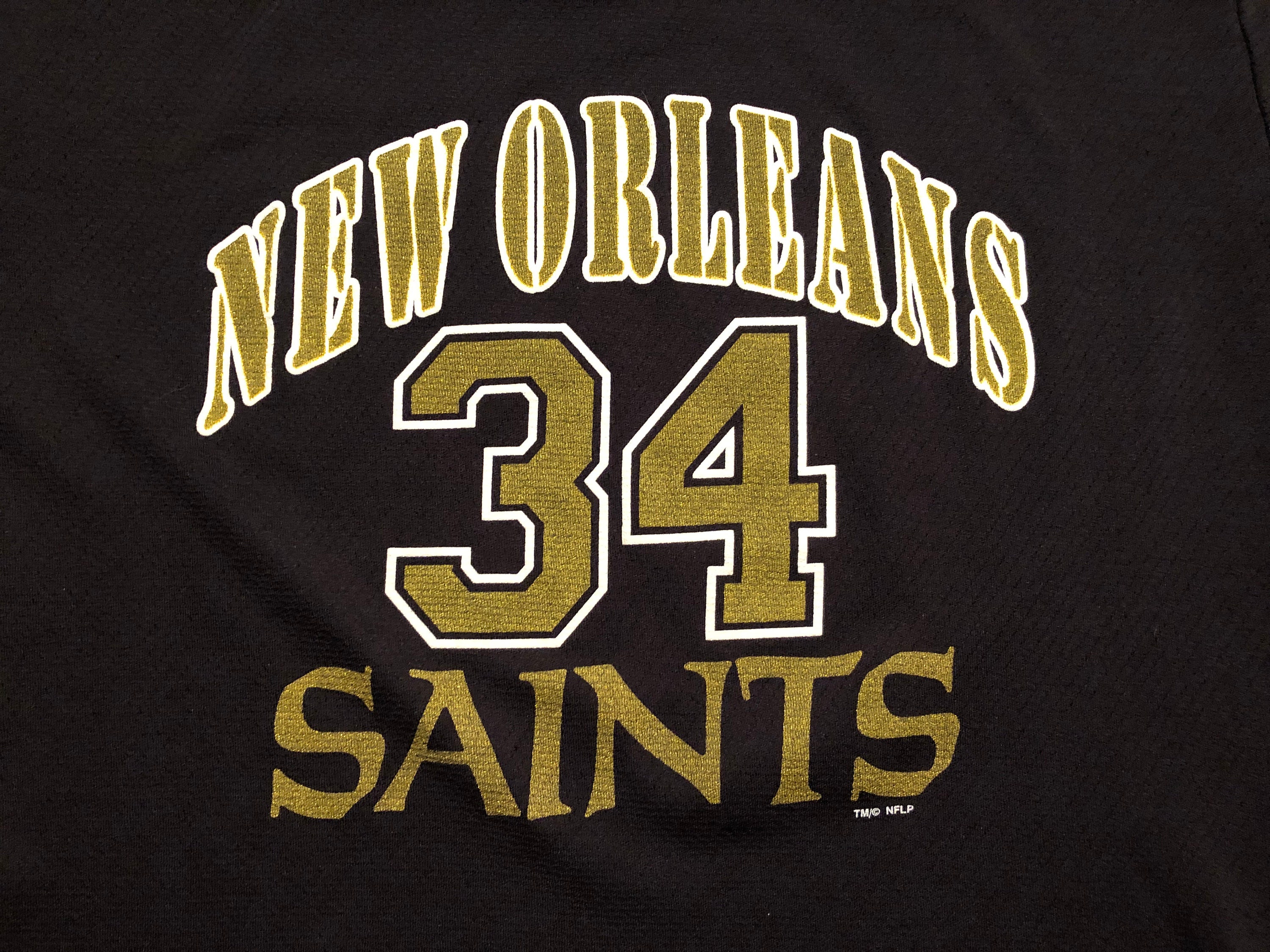 Large 1999 New Orleans Saints football jersey men's Ricky Etsy