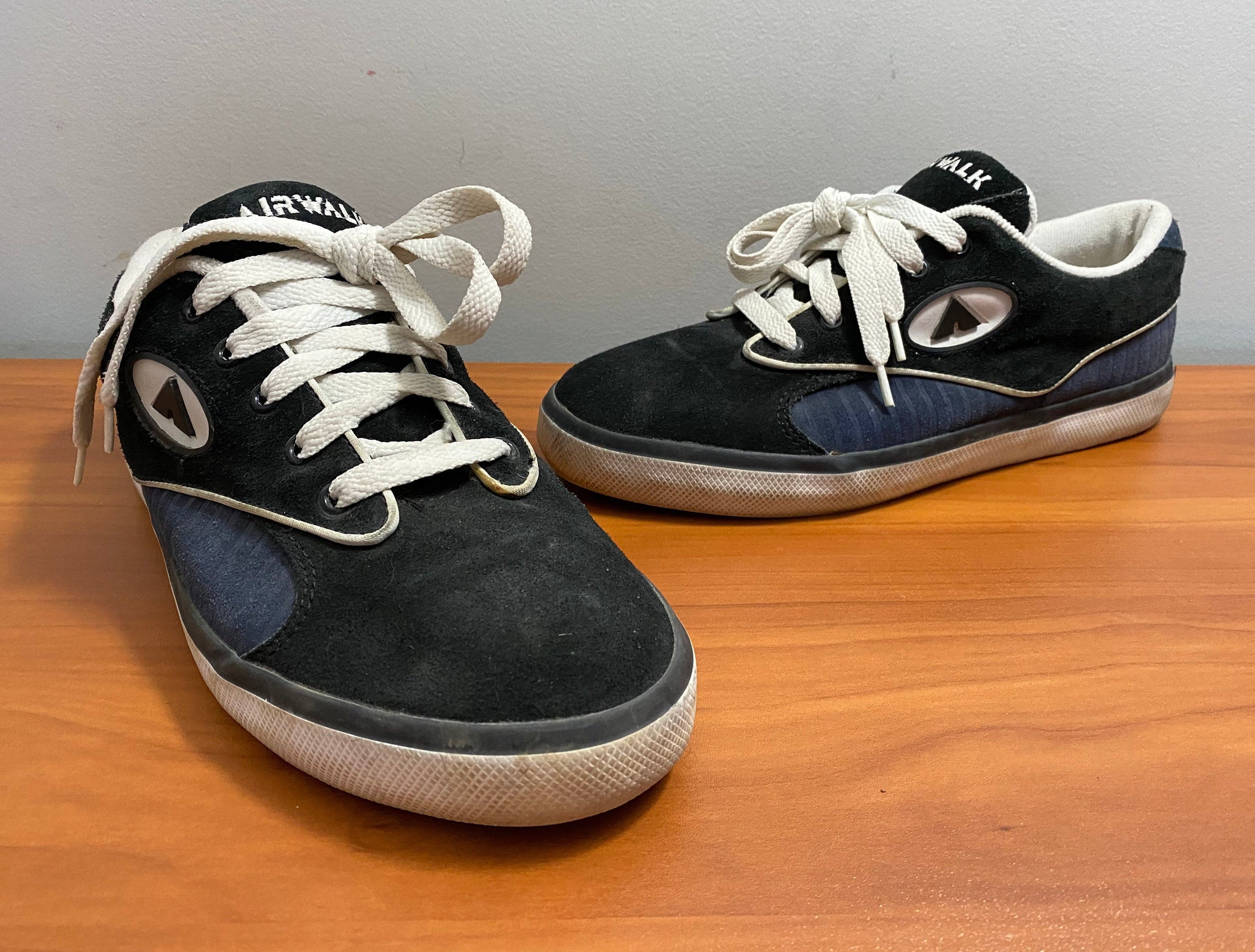 2000 Airwalk skateboard shoes men s size 10 Blammo dark blue white vintage skateboarding Etsy