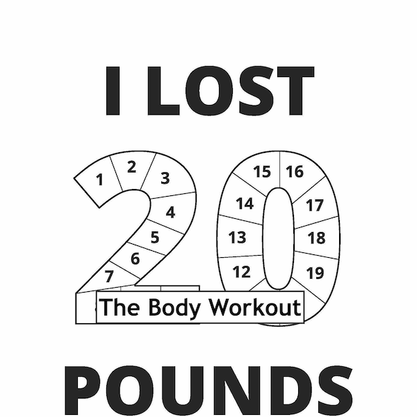 Weight Loss Journal, 20 Pound Weight Loss Tracker