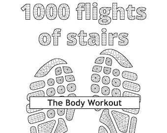 Desafío de subir escaleras, desafío de 1000 tramos de escaleras