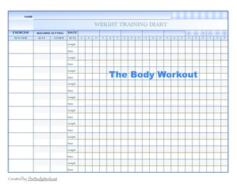 workout log exercise log fitness diary gym log gym diary etsy printable work out log