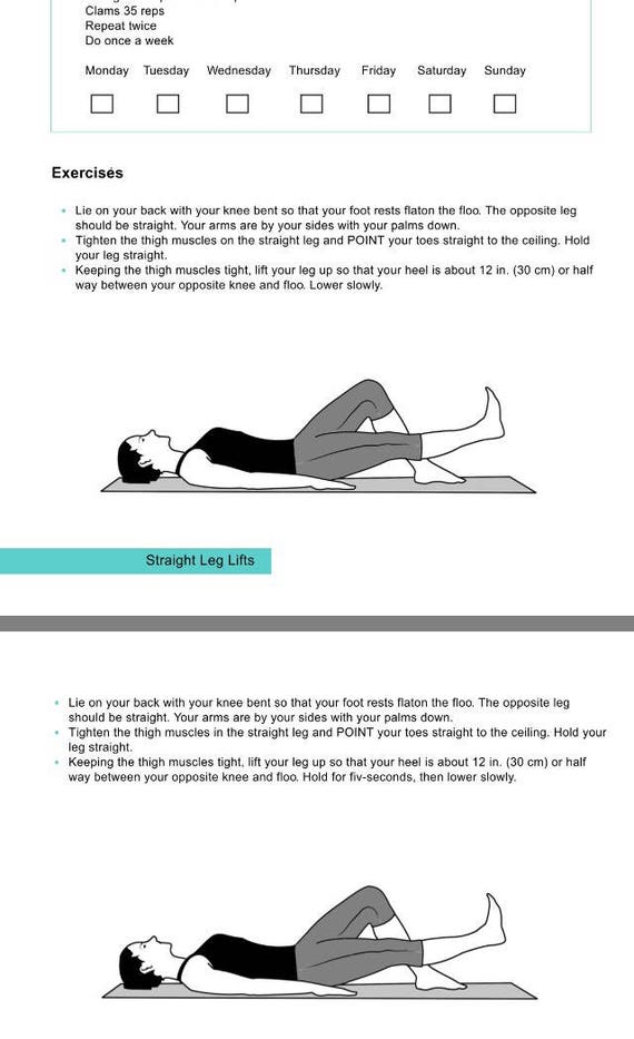 Daily Workout Printable Workout Plan The 30 Day Leg Challenge For Arthritic Weak Knees Fitness Plan Bad Knees Workout Fitness Tracker