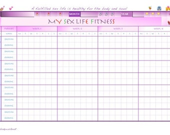 Intimacy Planner, Time For Spouse, Sex Tracker, Sex Diary, Date Night, Date Night Tracker, Sex Journal, I Love You Journal, Sex Whoopee Time