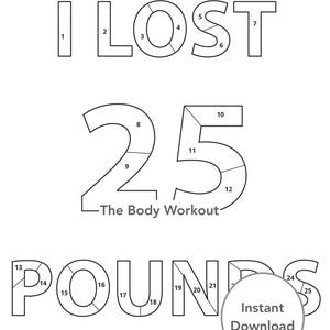 Diet Chart For Weight Loss, Weight Loss Chart, I Lost 25 Pounds, Weight Loss Tracker