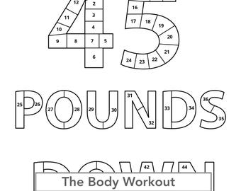 45 Pounds Weight Loss Tracker, Weight Loss Color Chart