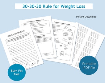 30, 30, 30 Weight Loss Plan