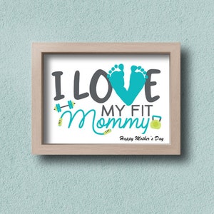 Toddler Footprint for Mother&#39;s Day, Baby Footprint, Gift For New Mom