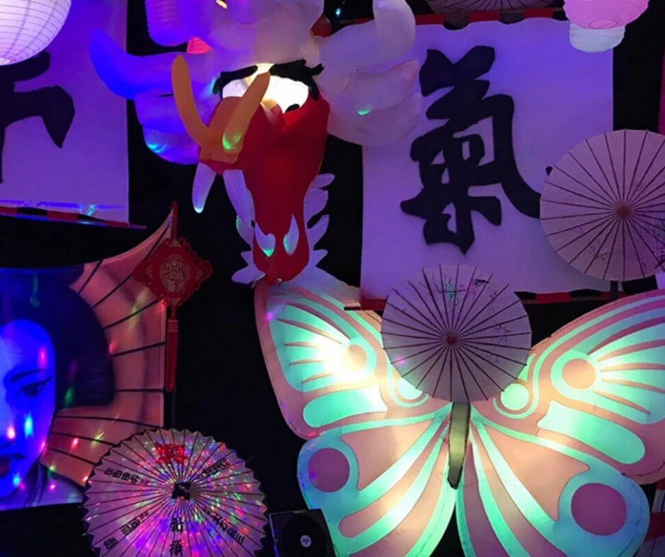 Giant 4meter Size Inflatable Butterfly Backdrop, Inflatable Butterfly ...
