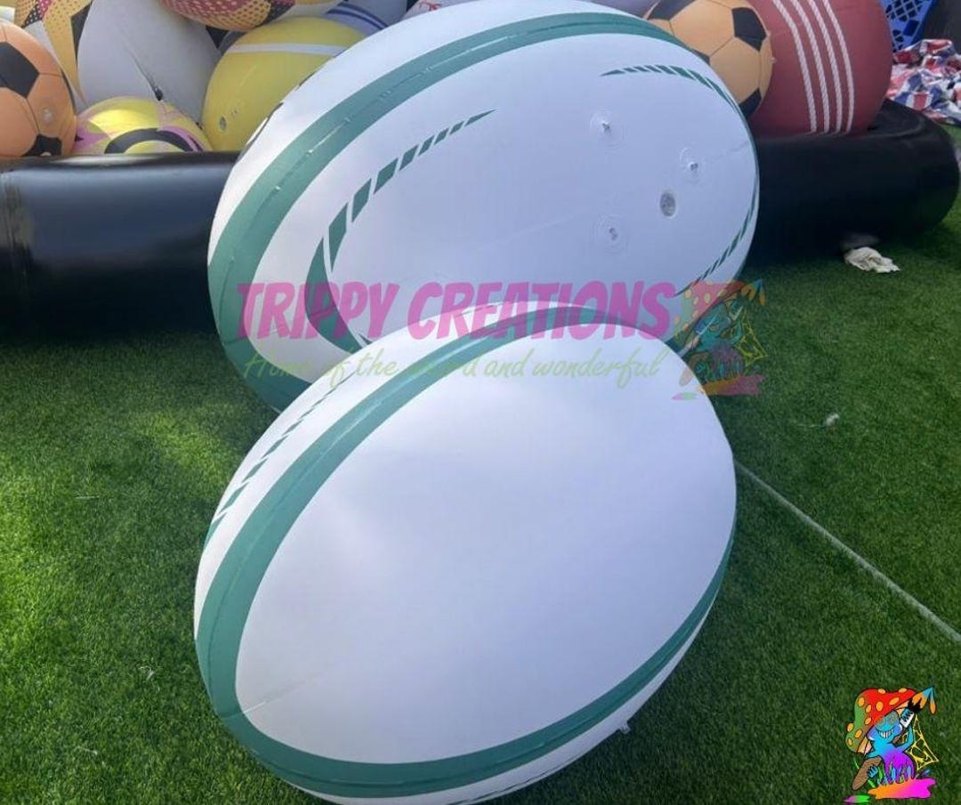 Unbranded Inflatable Giant Rugby Ball Ceiling Decor Props, Sports Event ...