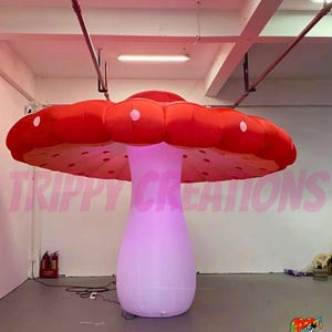Reuze opblaasbare led-paddenstoeldecoratie, Alice In Wonderland-thema, psychedelisch decor, decor paddenstoel, decor paddenstoelfeest, DJ-cadeau