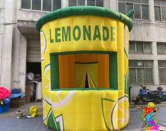Inflatable lemonade stand, Lemonade stand for events, outdoor lemonade stand, childrens business ideas, DIY pop up event stand, Birthday.