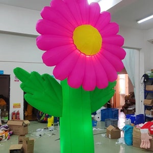 Riesige Party- Und Eventdekorationen, Aufblasbare Blumendekoration, Gartenparty, Psychedelische Dekoration, Nachtklub-Dekor, Neon-Party-Requisiten, Geschenk für DJ
