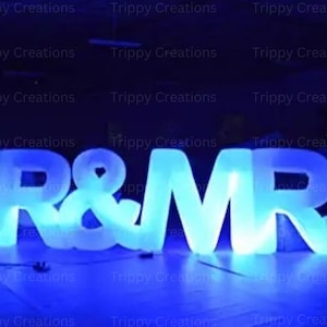 Letras infláveis personalizáveis, decoração de feliz aniversário, decorações de Natal, decorações de eventos, adereços de festa de neon, decoração de casamento, presente de DJ