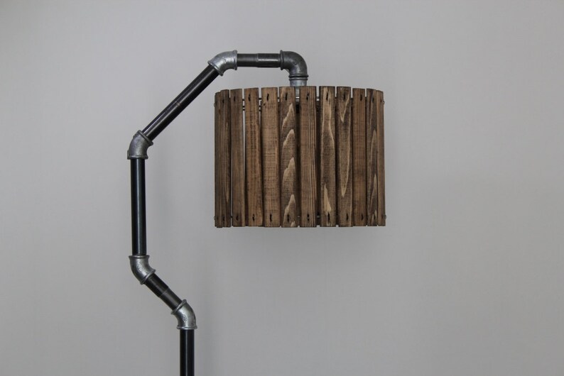 Handmade Wooden Pendant Shade Wooden Lamp Shade Industrial Etsy