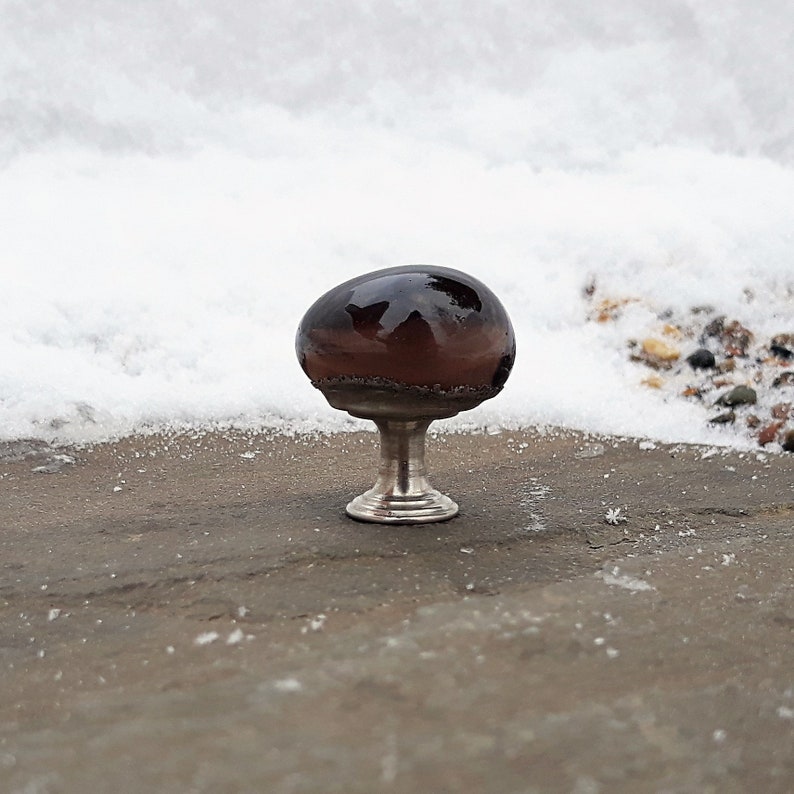 Smoky Quartz Knobs as Unique Hardware. Etsy
