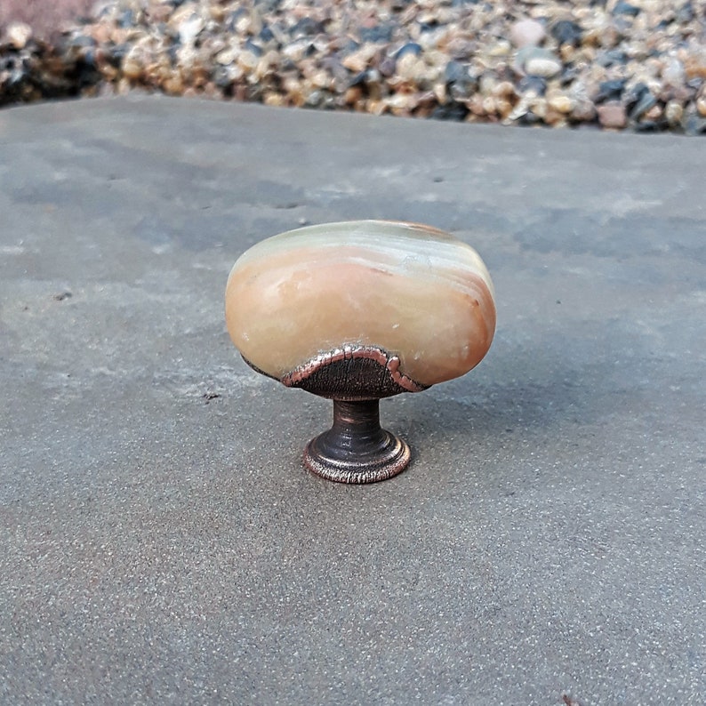 Marble Onyx knobs Gemstone knobs knobs Kitchen Etsy