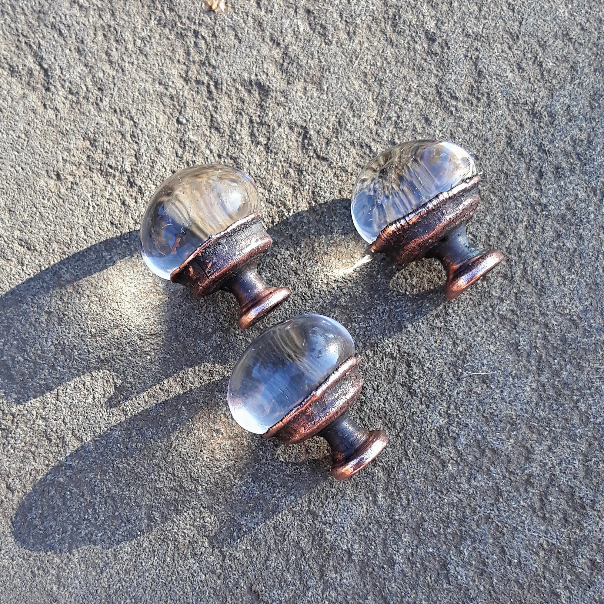 Rock Cristal knobs Gemstone knobs knobs Kitchen Etsy