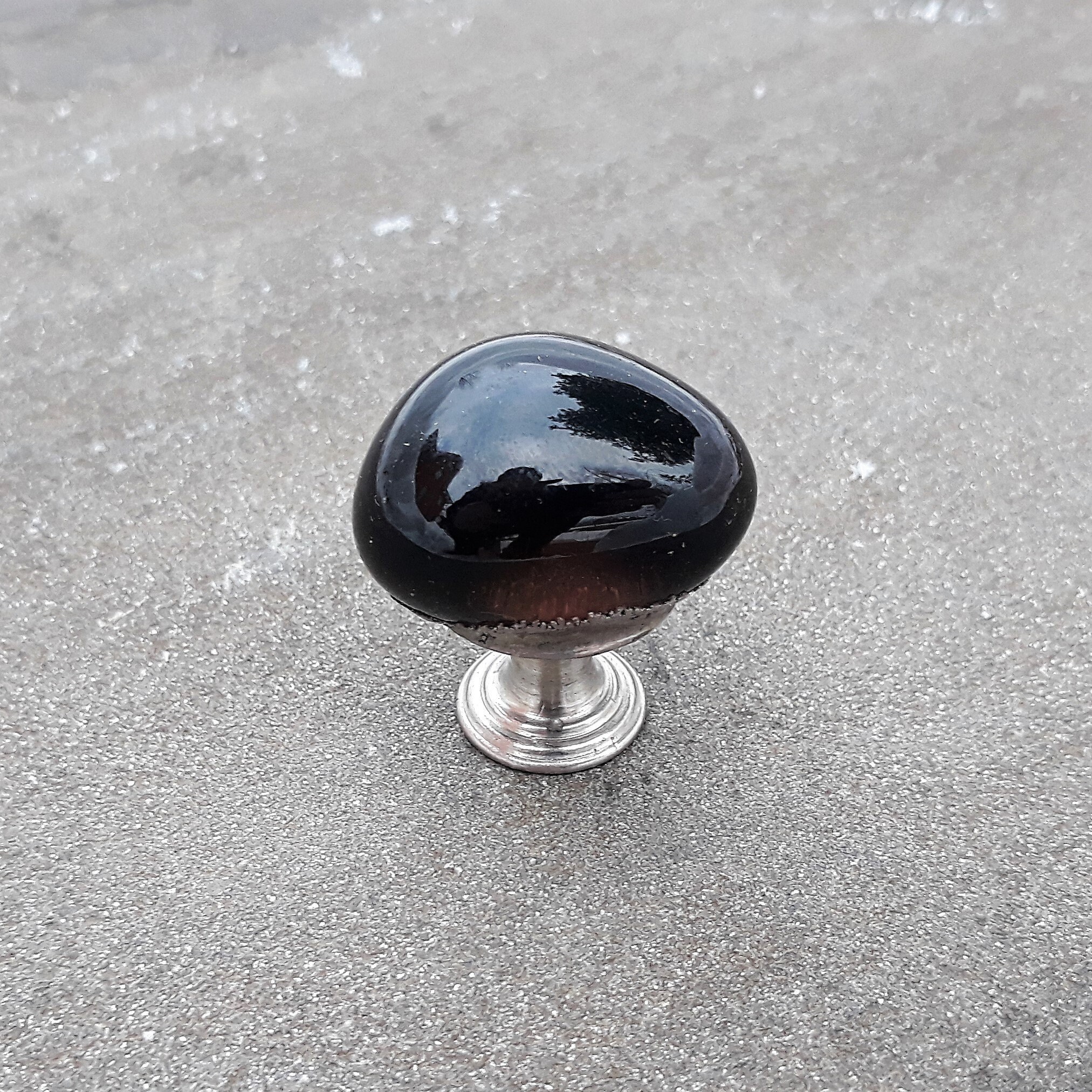 Smoky Quartz Knobs as Unique Hardware. Etsy