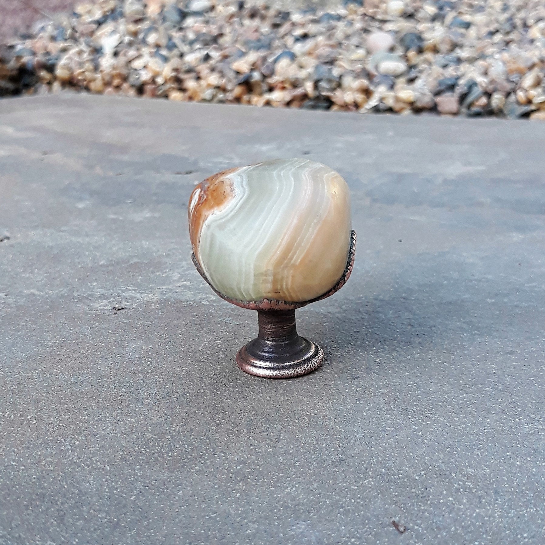 Marble Onyx knobs Gemstone knobs knobs Kitchen Etsy