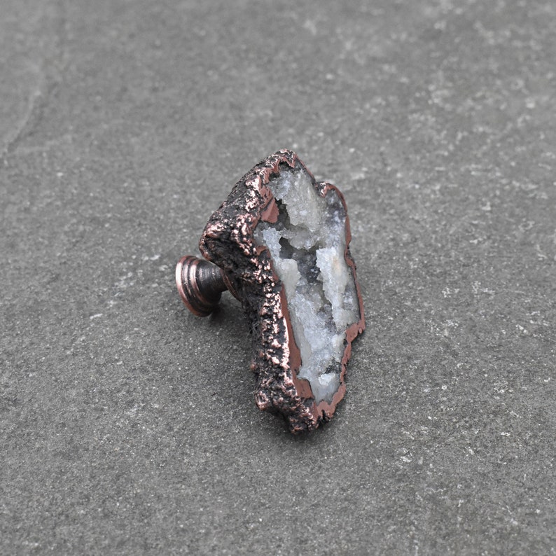 Unique Raw Crystal Quartz Drawer Knobs Knob Dresser Etsy