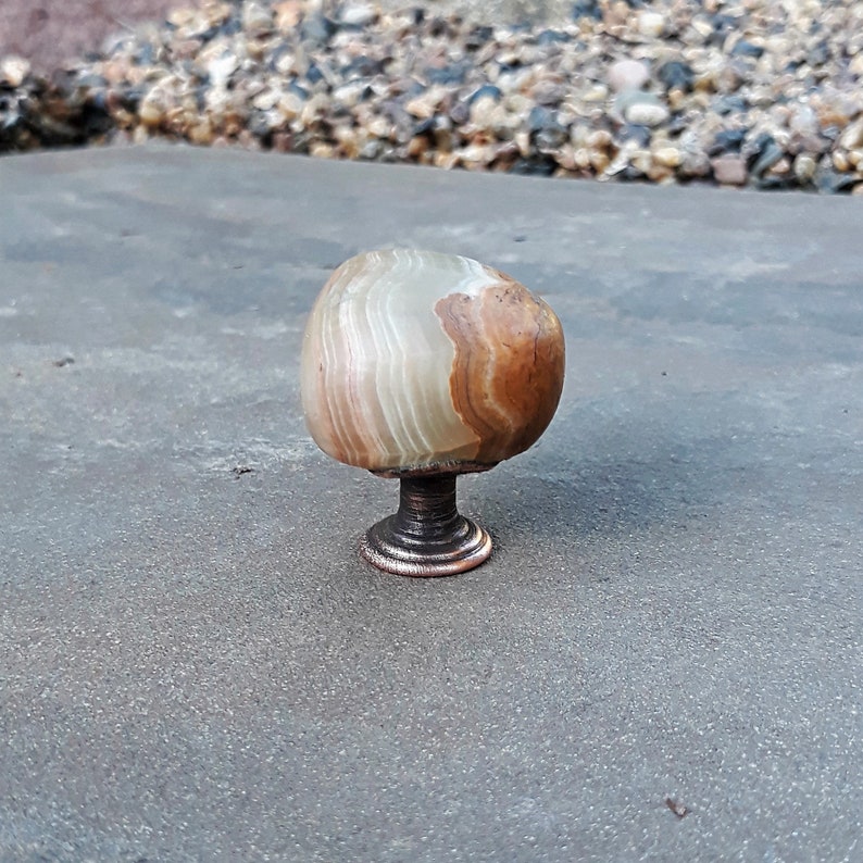 Marble Onyx knobs Gemstone knobs knobs Kitchen Etsy