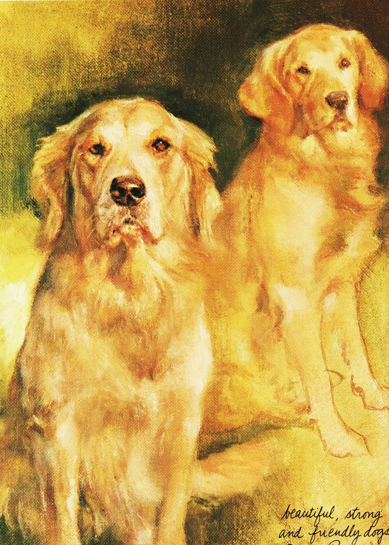 Dog Art Print Vintage Dog Wall Art for Canine Wall Decor Etsy