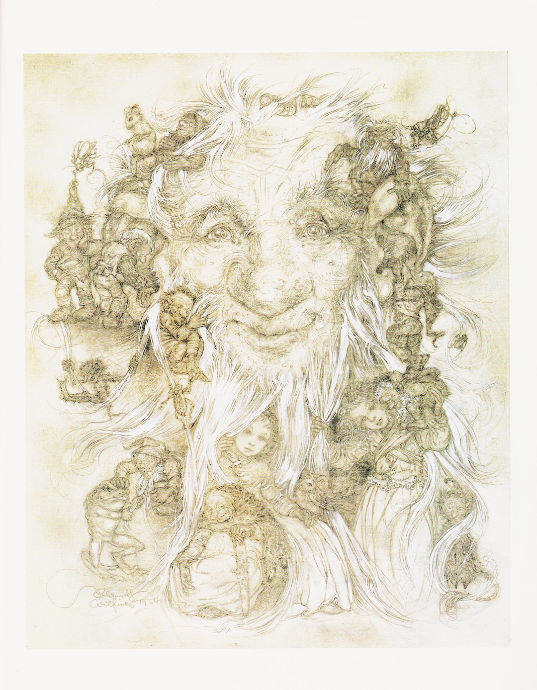Fairy Tale Artwork Nursery Print for Kids Room Wall Art the Giant by ...