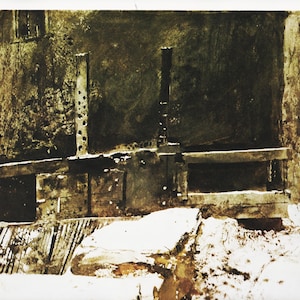 Wyeth Landscape Art Andrew Wyeth Artwork Rural Scene &quot;Race Gate&quot; (12.5&quot; x 16.5&quot;) Country Home Decor (84)