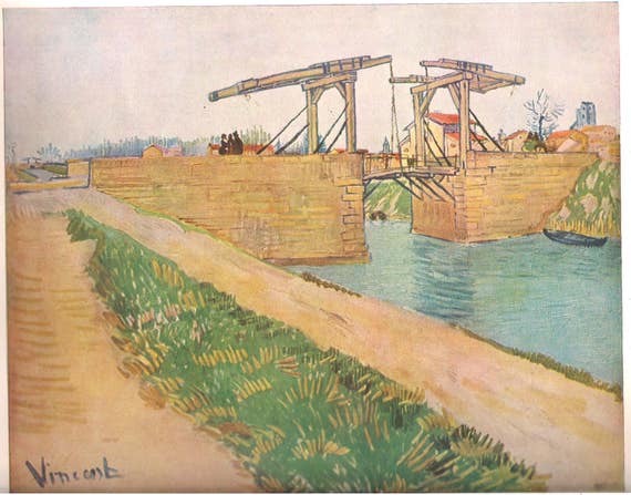 Van Gogh Paysage Art Vintage Van Gogh Impressionniste Art Etsy