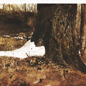 Wyeth Landscape Andrew Wyeth Print Farm Scene &quot;Snow Shoe&quot; (12.5&quot; x 16.5&quot;) Pennsylvania Nature Art for Farmhouse Decor (45)