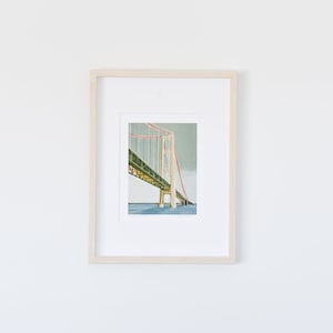 8x10 Mackinac Bridge No.04 Fine Art Print | Amanda Bur Art