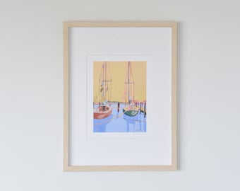 8x10 Race to Mackinac Print, Mackinac Island, Michigan, Chicago Yacht Club | Fine Art Print
