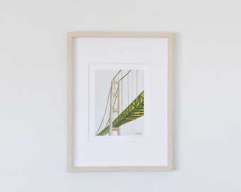 8x10 Mackinac Bridge No.03 Fine Art Print | Amanda Bur Art