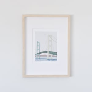 8x10 Mackinac Bridge No.06 Fine Art Print | Amanda Bur Kunst