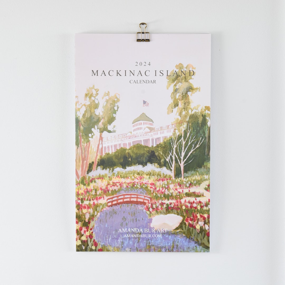 2024 Mackinac Island Calendar Etsy