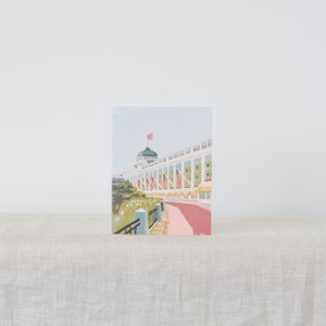 Somewhere In Time-wenskaart, Mackinac Island, Michigan, Grand Hotel | Kunstafdruk
