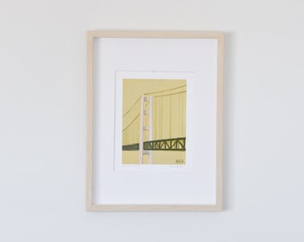 8x10 Mackinac Bridge No.05 Fine Art Print | Amanda Bur Art